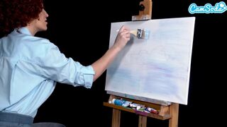 Ryan Keely Bob Ross jelmezben festésleckén elszabadul a nagy mellű milf