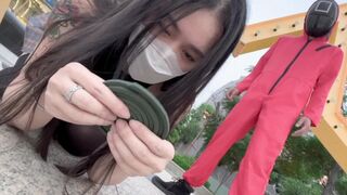 Swag daisybaby vadul szexel a Squid Game erotikus kiadásában
