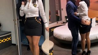 Végre megbasztam a nagy mellű nagy seggű milf titkárnőmet a hotel szobában