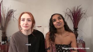 Desperate Amateurs bemutatja: Szexi vörös tini anyukák casting válogatása pénzért