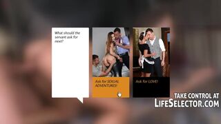 Forró hármas kaland a Life Selector világában – csábító testek, szenvedélyes pillanatok